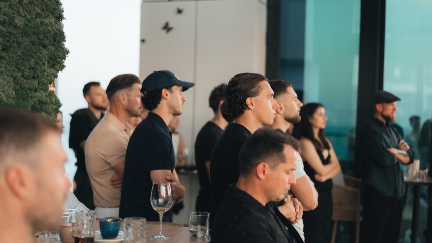 Die Community bei einem Business-Meetup